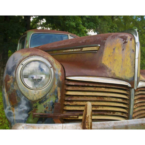 Small Rusty Hudson I Black Modern Wood Framed Art Print by Head, Danny