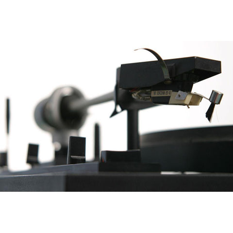 Turntable I White Modern Wood Framed Art Print by Stramel, Renee W.