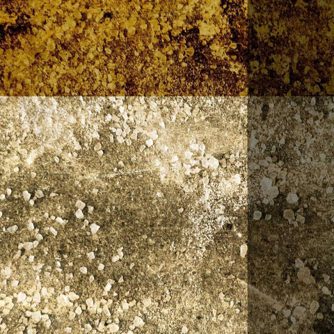 Modern Patina III Gold Ornate Wood Framed Art Print with Double Matting by Vision Studio