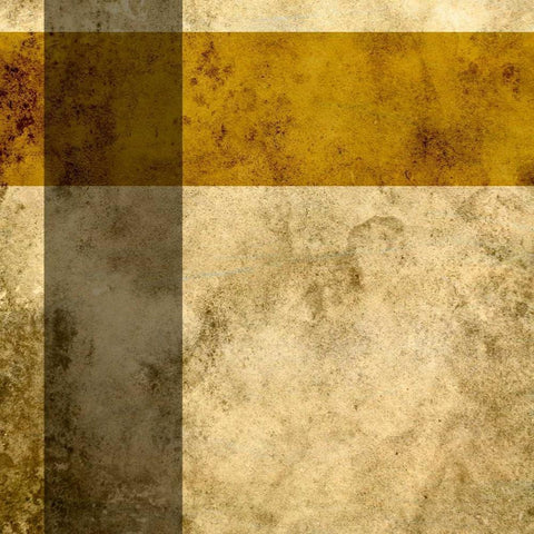 Modern Patina V Black Modern Wood Framed Art Print with Double Matting by Vision Studio