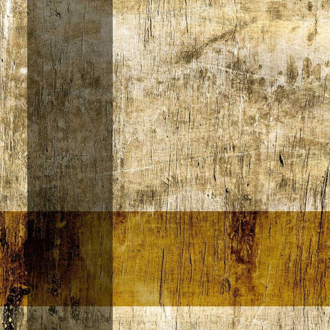 Modern Patina VI White Modern Wood Framed Art Print by Vision Studio