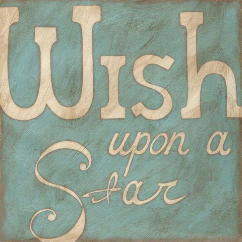 Wish Upon a Star Gold Ornate Wood Framed Art Print with Double Matting by Zarris, Chariklia