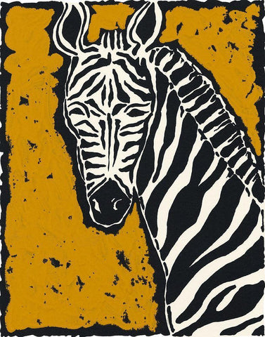 Serengeti I White Modern Wood Framed Art Print with Double Matting by Zarris, Chariklia