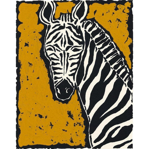 Serengeti I Black Modern Wood Framed Art Print with Double Matting by Zarris, Chariklia