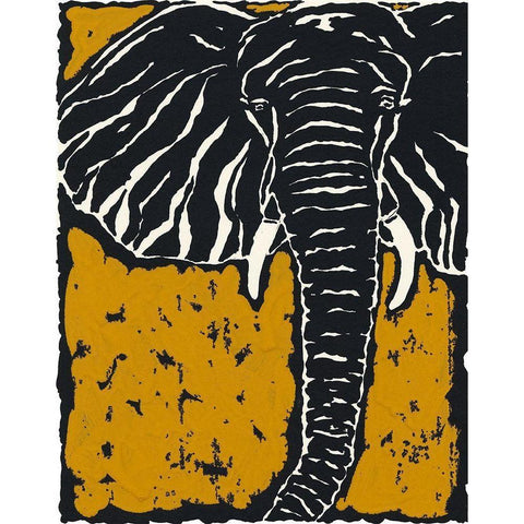 Serengeti II White Modern Wood Framed Art Print by Zarris, Chariklia