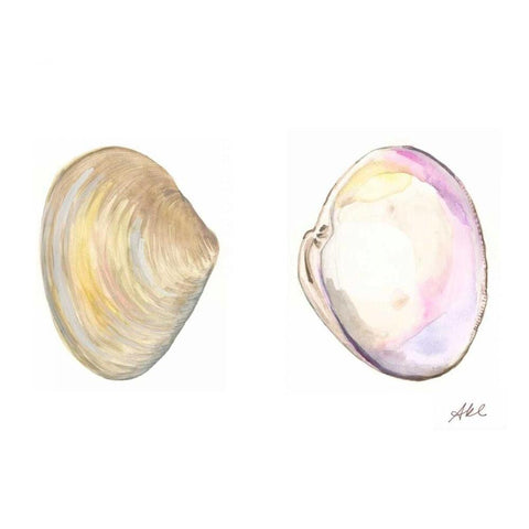 Tidal Treasure I White Modern Wood Framed Art Print by Ludwig, Alicia