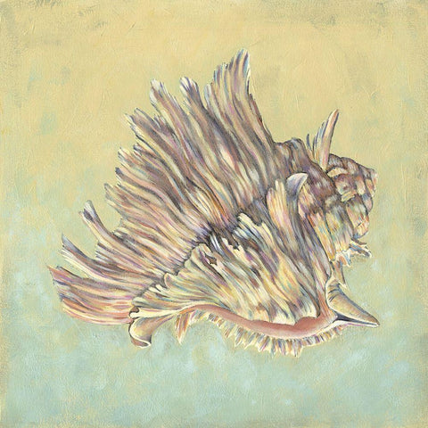 Sand and Sea II Gold Ornate Wood Framed Art Print with Double Matting by Vision Studio