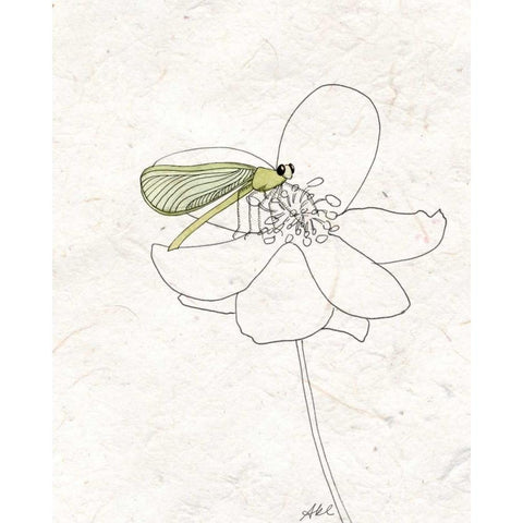 Summer Chorus II White Modern Wood Framed Art Print by Ludwig, Alicia