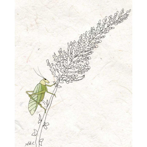 Summer Chorus III White Modern Wood Framed Art Print by Ludwig, Alicia