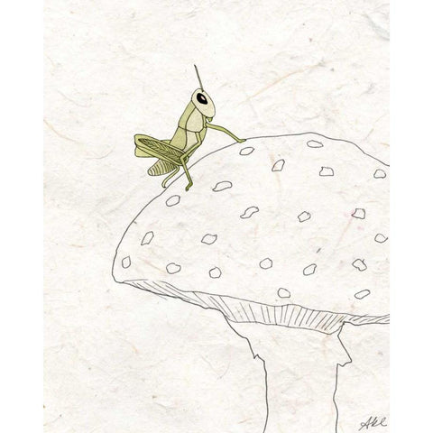 Summer Chorus IV Black Modern Wood Framed Art Print with Double Matting by Ludwig, Alicia