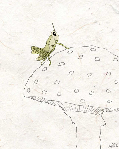 Summer Chorus IV White Modern Wood Framed Art Print with Double Matting by Ludwig, Alicia