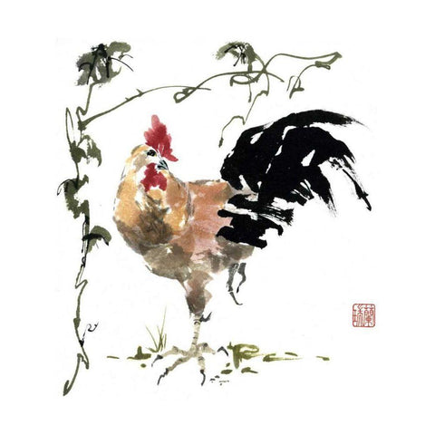 Of All He Surveys White Modern Wood Framed Art Print by Parker, Nan Rae