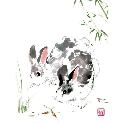 Just for You White Modern Wood Framed Art Print by Parker, Nan Rae