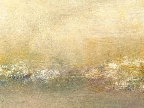 Morning II Black Ornate Wood Framed Art Print with Double Matting by Gordon, Sharon