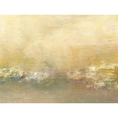 Morning II Black Modern Wood Framed Art Print with Double Matting by Gordon, Sharon