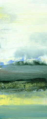 Spring I Black Ornate Wood Framed Art Print with Double Matting by Gordon, Sharon