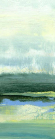 Spring II Black Ornate Wood Framed Art Print with Double Matting by Gordon, Sharon