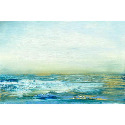 Sojourn IV Black Modern Wood Framed Art Print with Double Matting by Gordon, Sharon