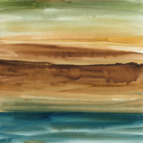 Vista Abstract I Black Modern Wood Framed Art Print by Harper, Ethan