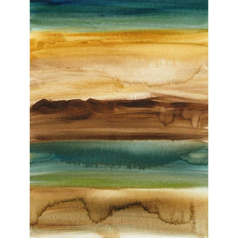 Vista Abstract V Black Modern Wood Framed Art Print by Harper, Ethan