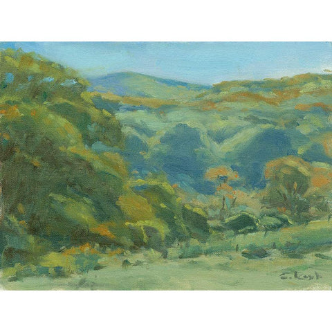 View of Greylock Black Modern Wood Framed Art Print with Double Matting by Calcasola, Stephen