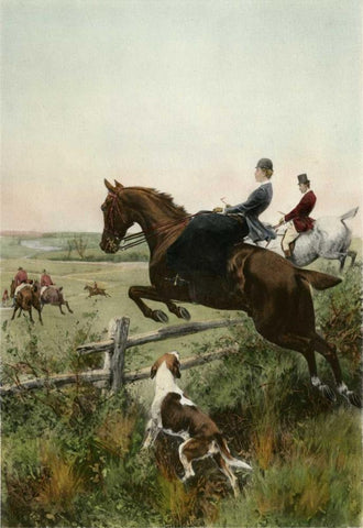 In for a Brush Black Ornate Wood Framed Art Print with Double Matting by Blinks, Thomas