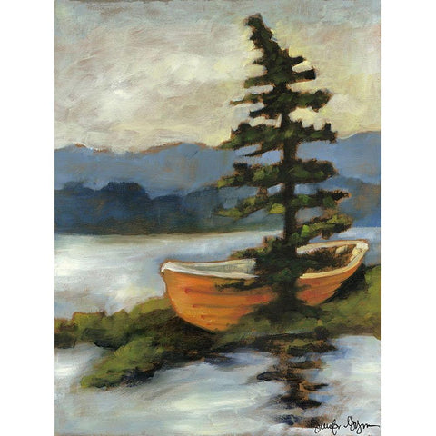 Maine Escape I Gold Ornate Wood Framed Art Print with Double Matting by Goldberger, Jennifer