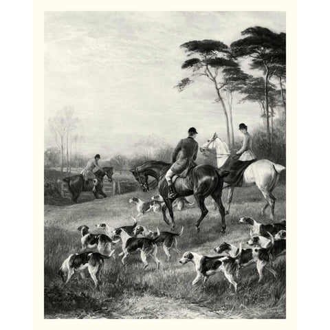 Homewards Gold Ornate Wood Framed Art Print with Double Matting by Lucas, Arthur