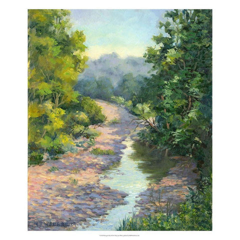 Waiting for Rain Gold Ornate Wood Framed Art Print with Double Matting by Weber, Mary Jean
