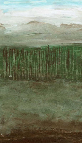 Forest for the Trees II White Modern Wood Framed Art Print with Double Matting by Ludwig, Alicia