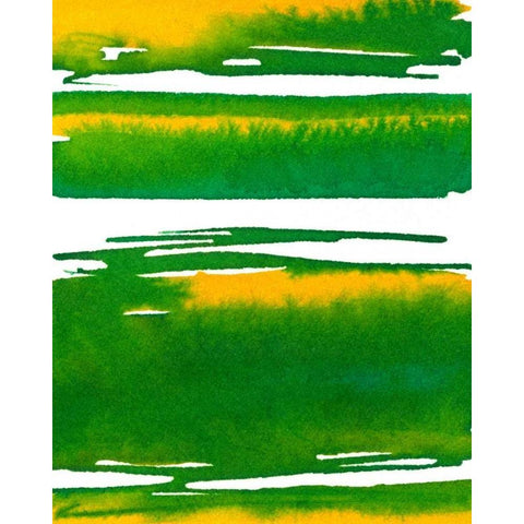 Saturated Spring I White Modern Wood Framed Art Print by Stramel, Renee W.