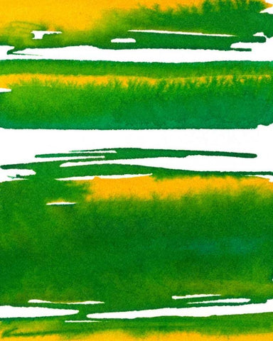 Saturated Spring I White Modern Wood Framed Art Print with Double Matting by Stramel, Renee W.