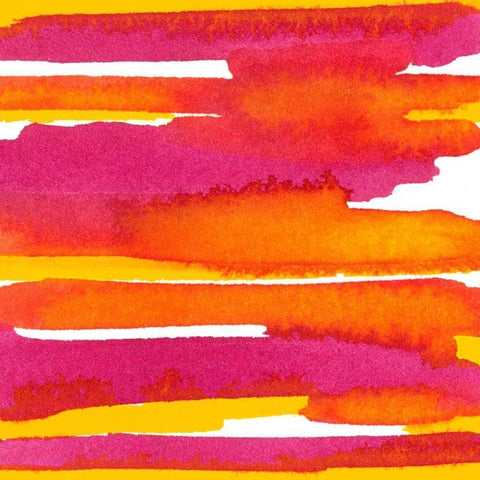 Sunset on Water II Gold Ornate Wood Framed Art Print with Double Matting by Stramel, Renee W.