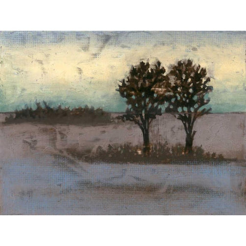 Rustic Meadow II White Modern Wood Framed Art Print by Goldberger, Jennifer