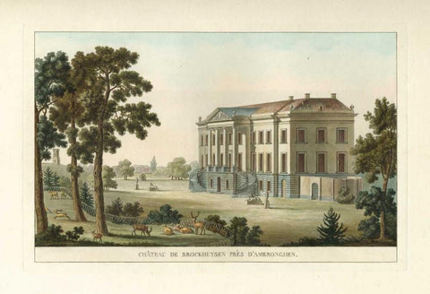 Architectural Rendering II White Modern Wood Framed Art Print with Double Matting by Vision Studio