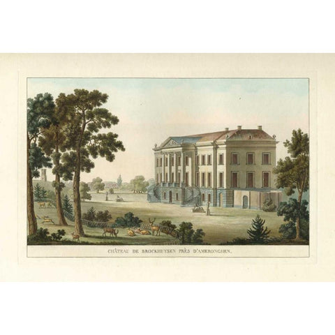 Architectural Rendering II Black Modern Wood Framed Art Print by Vision Studio