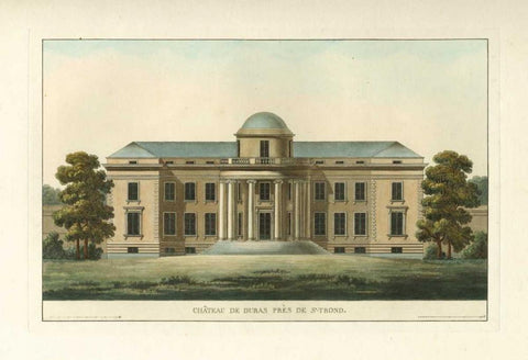 Architectural Rendering VI White Modern Wood Framed Art Print with Double Matting by Vision Studio