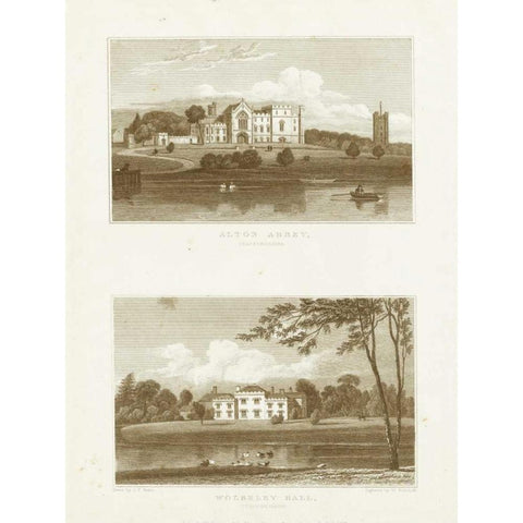 Jones Views I White Modern Wood Framed Art Print by Neale, J.P.