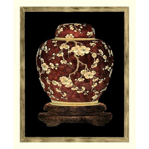 Ginger Jar II Gold Ornate Wood Framed Art Print with Double Matting by Vision Studio