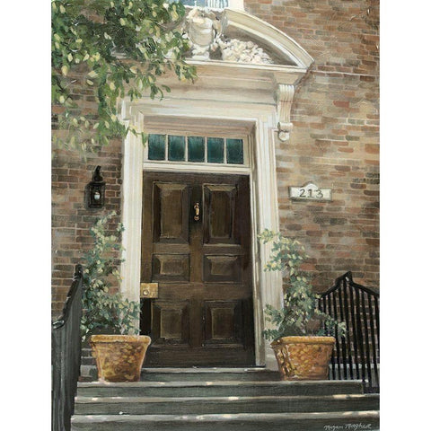 Grove Avenue Gold Ornate Wood Framed Art Print with Double Matting by Meagher, Megan