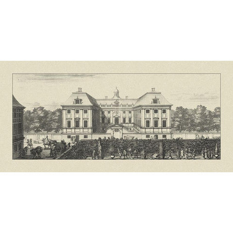 View of Grandeur II White Modern Wood Framed Art Print by Dahlberg, Eric