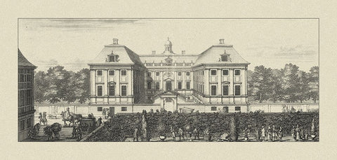 View of Grandeur II White Modern Wood Framed Art Print with Double Matting by Dahlberg, Eric