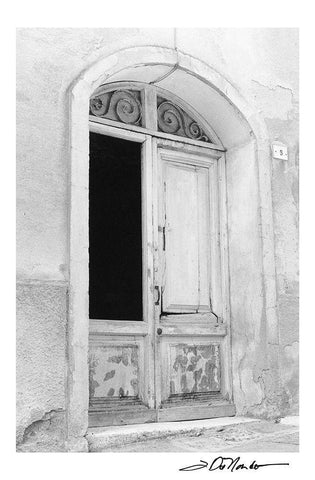 Humble White Modern Wood Framed Art Print with Double Matting by DeNardo, Laura