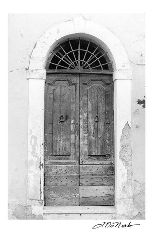 Enduring White Modern Wood Framed Art Print with Double Matting by DeNardo, Laura