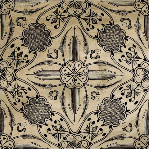 Intricate Detail I White Modern Wood Framed Art Print by Vision Studio