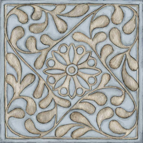 Silver Filigree VII White Modern Wood Framed Art Print by Meagher, Megan