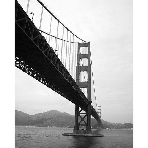 Golden Gate Bridge III Gold Ornate Wood Framed Art Print with Double Matting by Smith, Bradford
