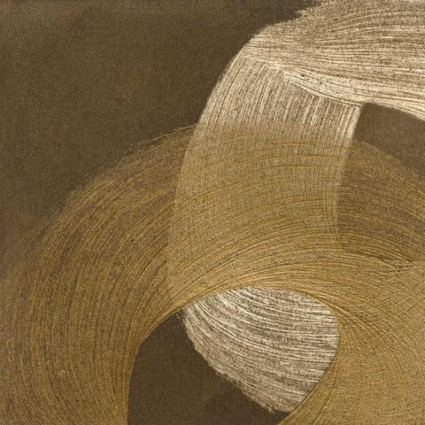 Revolution II White Modern Wood Framed Art Print with Double Matting by Meagher, Megan