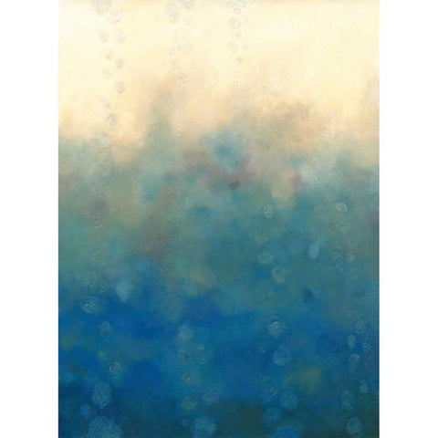 Sea and Sky I White Modern Wood Framed Art Print by Zarris, Chariklia