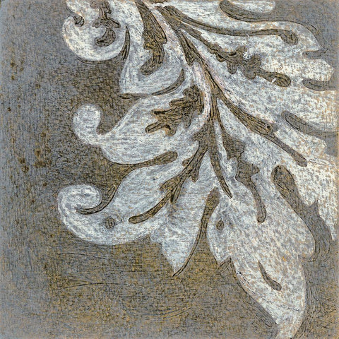 Rococo IV Black Modern Wood Framed Art Print by Wyatt Jr., Norman